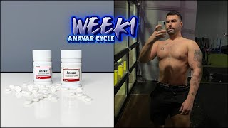 WEEK 1 ANAVAR ONLY CYCLE WHAT DOES ANAVAR DO  MY DOSAGE FOR THIS ANAVAR CYCLE [upl. by Oakie]