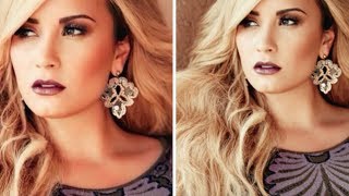 Easy Demi Lovato Holiday Makeup Tutorial [upl. by Ahsakal]