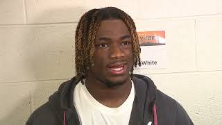 Jalen Milroe speaks with the media following Alabamas 2417 loss to Tennessee [upl. by Anadal743]