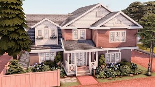 Brindleton Bay Home 🏡 Base Game  Cats amp Dogs 🍂 The Sims 4 Speed Build  No CC [upl. by Kciredor]