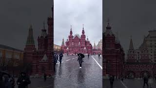 The Red Square of Moscow Russia Kremlin Spasskaya Tower Mausoleum St Basil’s Cathedral GUM [upl. by Htebsle]