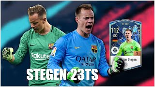 REVIEW M TER STEGEN 23TS FO4  TOP 3 GK mùa thẻ 23TOTS [upl. by Yakcm]