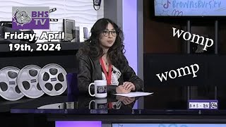 Brownsburg High School TV News  Friday April 19th 2024 [upl. by Immat]