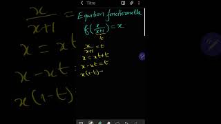 eq fonctionnelle challengingmathproblems mathematics astuces [upl. by Kier473]