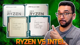 CORE i5 VS Ryzen 5  Qual o MELHOR i5 10400 VS i5 11400 vs R5 3600 VS R5 5500 [upl. by Grier]