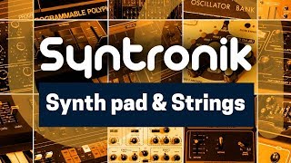 Syntronik IK Multimedia  Demo strings amp pads [upl. by Nwahsear384]