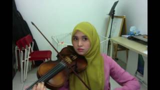 Secret Garden violin cover by Endang Hyder [upl. by Clough]