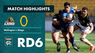 Bunnings NPC 2022  Round 6 Highlights  Wellington v Otago [upl. by Prosperus692]