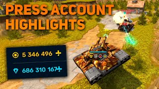 Tanki Online  Press Account in Action  Matchmaking Highlights amp Montage [upl. by Ruffo]