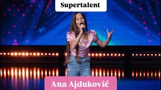 Supertalent  Ana Ajduković pjevanje [upl. by Aneri]