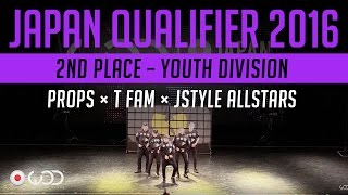 PROPS × T FAM × JSTYLE ALLSTARS  2nd Place – Youth Division  WOD Japan Qualifier 2016  WODJP16 [upl. by Anavoig]