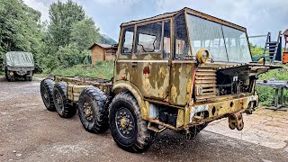 Restoration TATRA 813 V12  Start After 20 Years  Test Drive [upl. by Rehpotsyrk]