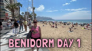 Benidorm Vlog Day 1 follow us all week on holiday [upl. by Rawlinson]