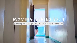 MOVING VLOG EP 1  living alone in the Philippines  packing my things  moving into new apartment 🤍 [upl. by Yluj]