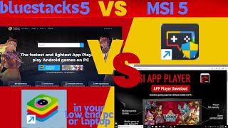 Bluestacks vs MSI lets see who is best [upl. by Pascia]