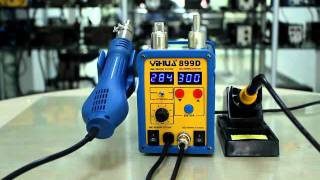 NEW YH899D HIGH QUALITY 2 IN 1 REWORK  SOLDERING STATION [upl. by Ellingston]