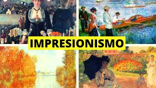 ¿Qué fue el IMPRESIONISMO Características obras y representantes🎨 [upl. by Atinuaj]