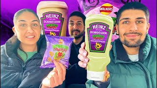 NEW HEINZ MONSTER MUNCH PICKLED ONION MAYONNAISE REVIEW [upl. by Latoye490]