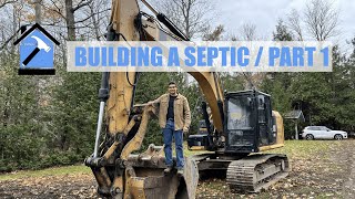 Building a Septic System Site Prep amp Loading Area [upl. by Aliwt438]