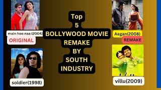 Top 5 Bollywood Movies remake by South industry bollywood films remakes by South movie movie [upl. by Tabitha35]