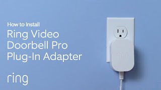 How to Install Ring Plugin Adapter for Ring Wired Doorbell Plus formerly Video Doorbell Pro [upl. by Faun877]