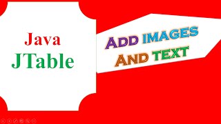 Java JTable Ep20  Custom  Add Both Images and Text In Column AbstractTableModel [upl. by Ajiram]