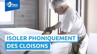 Comment faire lisolation phonique des cloisons  La solution performante  Placo® DuoTech [upl. by Burton]