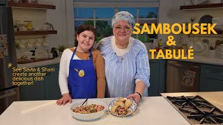 Sambousek and Tabulé  Easy MiddleEastern Recipe [upl. by Enilekcaj]