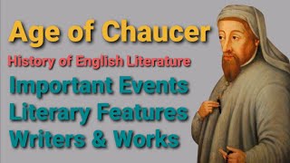 Age of Chaucer  Medieval Period  Literary Features  Writers amp Works [upl. by Latterll]