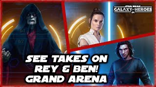 SWGOH Live Grand Arena SEE vs ReyBen Swolo and MOAR [upl. by Marek13]