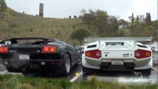 Lamborghini Countach LP5000 S and Diablo VT [upl. by Ricca]