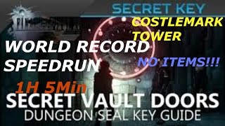 Final Fantasy XV HARDEST DUNGEON Costlemark Tower WORLD RECORD No Items Secret Dungeon SPEEDRUN [upl. by Jacquelin]