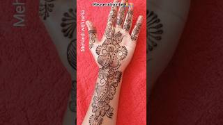 Shaded mehndi design short mehandiwithneha mehndi [upl. by Crotty156]