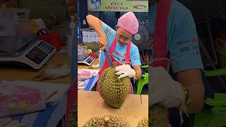 Amazing Unboxing Giant Durian  Fruit Cutting Skills [upl. by Zeeba]