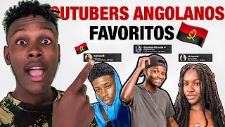 MEUS YOUTUBERS ANGOLANOS FAVORITOS [upl. by Enitsirhc]