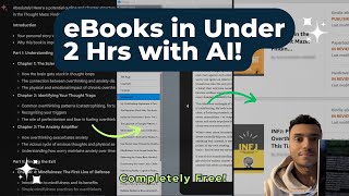 Create Amazon eBooks in Under 2 Hours With AI  Full Tutorial  Free Course  Follow Along [upl. by Aneeroc]