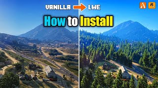 💥How to install Lively World Expansion in GTA 5  The Ultimate Forest Update LWE Forest Vegetation 😱 [upl. by Christian579]