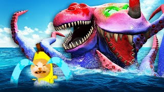 Deep Sea Zoochosis Kraken Zoochosis Mutated Vs Banana Cat 🐱 Banana Cat Compilation  Cat MEME 😿 [upl. by Putnem58]