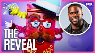 The Reveal Kevin Hart is Book  Season 11  The Masked Singer [upl. by Rebna]