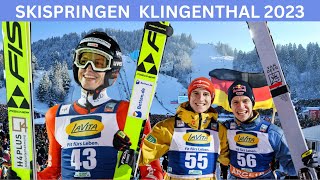 Skispringen Klingenthal Karl Geiger Gigantisch Wellinger mit Schanzenrekord [upl. by Bratton]