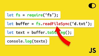 Javascript Leer un fichero con readFileSync [upl. by Heffron]