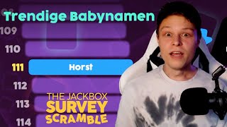 Die beliebtesten Babynamen  Jackbox Survey Scramble 03 deutsch german [upl. by Akfir]