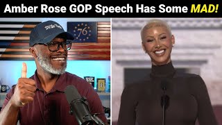 Some Republicans Are MAD At Amber Rose Speaking At The RNC Why [upl. by Rfinnej]