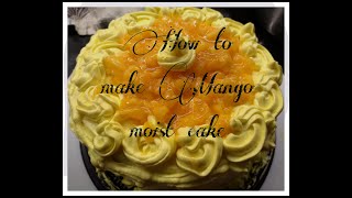 How to make moist mango cake [upl. by Ivey534]