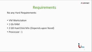 Fortinet NSE Essentials Lecture 04 Fortigate VM Installation  Fortigate Web Configuration [upl. by Oicnedurp296]