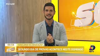 Segundo dia de provas do concurso público da educação acontece neste domingo em SC [upl. by Dnaltiac]