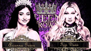 WWE2k24 Queens Crown Tournament Season 1 Quarter Final Match 4 Arianna Grace vs Izzi Dame [upl. by Herzig711]