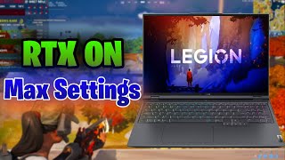 Fortnite Chapter 4 on the Legion 5 Pro 6800H  3070Ti with RTX ON [upl. by Nybor]