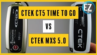 CTEK MXS 50 vs CT5 TIME TO GO  Welches ist das beste CTEK Ladegerät für dich [upl. by Duston372]