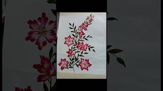 Acrylic flowers painting ll floral art techniques [upl. by Avner718]